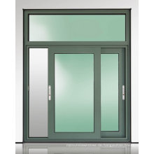 Heißer Verkauf Doppelverglasung Aluminium / Aluminium Metall Feste Glas Schiebefenster &amp; Flügelfenster